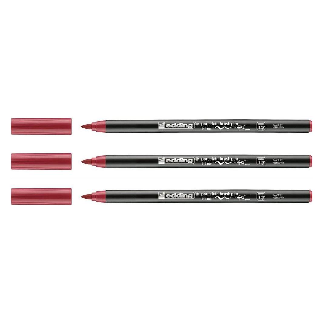 Edding Porzellanmalstift Brushpen (1x) (560019) Mindestbestellmenge: 10 Stück