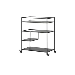 Servierwagen  Tollo , schwarz , Maße (cm): B: 70 H: 86 T: 40.0