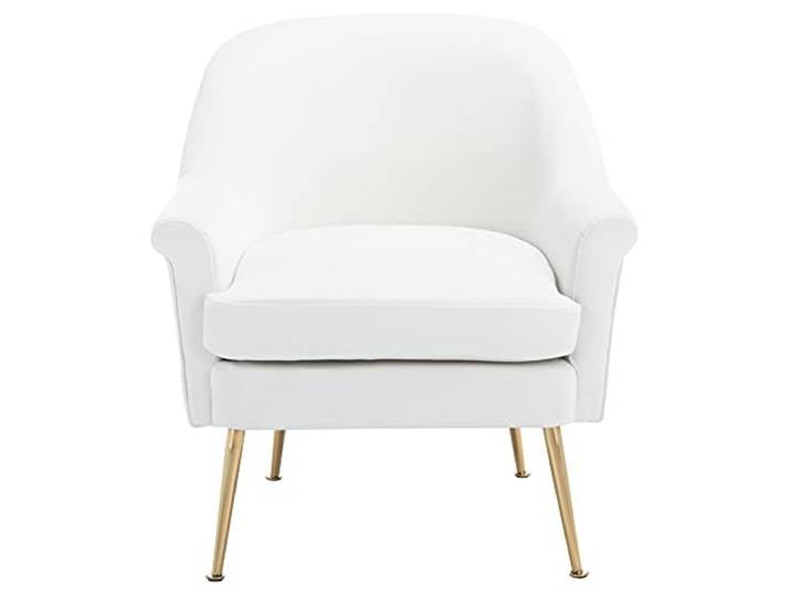 SAFAVIEH Modern Upholstered Accent Chair, in White