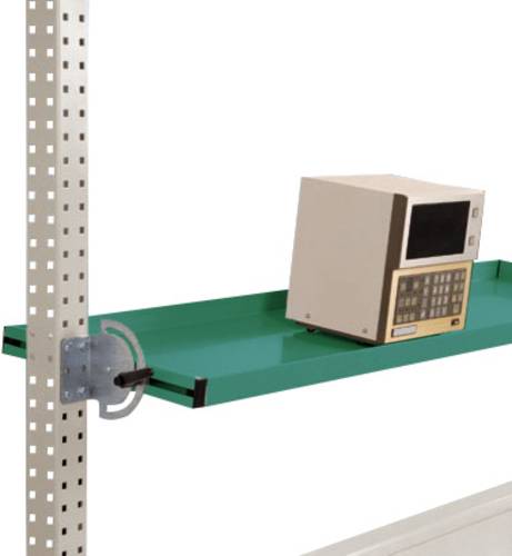 Manuflex AS1714.0001 Neigbare Ablagekonsole für PACKPOOL Packtische, Nutztiefe 195 mm. Für Tischbreite 2000mm