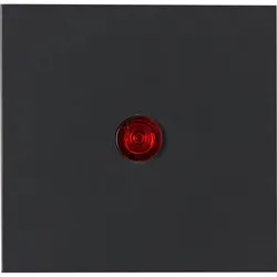Kopp 490092000 HK07 - Flächenwippe mit Linse rot, Farbe: anthrazit