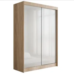 KLEIDERSCHRANK PEKA - 120 cm - Sonoma Eiche|Weiß
