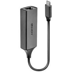 LINDY 43299 Netzwerkadapter 5 GBit/s USB-C® (USB 3.1 Gen 1), Gigabit-LAN (1 Gbit/s), RJ45