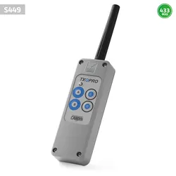 CARDIN 4-Kanal QZ4 Funk-Handsender Industriesender Fernbedienung mit Außenantenne S449