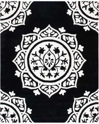 SAFAVIEH Handmade Bella Abby Modern Floral Wool Rug
