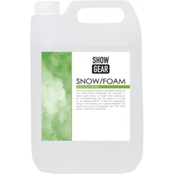 Showgear Snow/Foam Liquid 5 litre 5 Liter - gebrauchsfertig