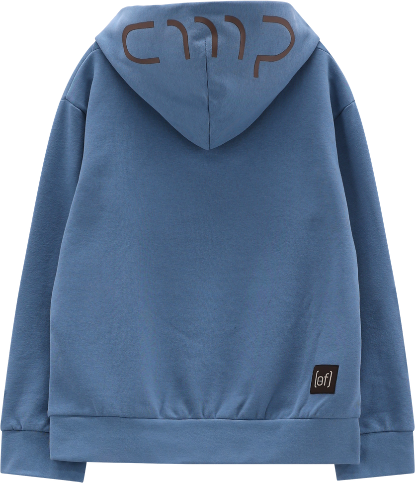 Kapuzenpullover CMP "KID SWEAT FIX HOOD", Jungen, Gr. 152, blau (paradise), Obermaterial: 80% Baumwolle, 20% Polyester, Pullover Kapuzenpullover, Weiche Baumwollqualität, Kapuze mit Schutzfunktion, Kängurutasche paradise 152