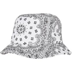 Flexfit Bandana Print Bucket Hat, white