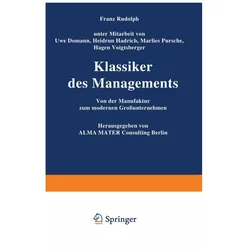 Klassiker des Managements, Fachbücher von Franz Rudolph, Franz Rudolf
