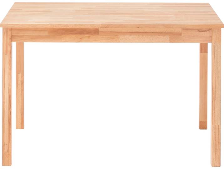Esstisch MCA LIVING Alfons , beige (kernbuche, kernbuche, kernbuche), B:70cm H:76cm T:50cm, 100% Kernbuche, Tische, Esstisch, Massivholztisch in Wildeiche geölt, belastbar bis 50 kg