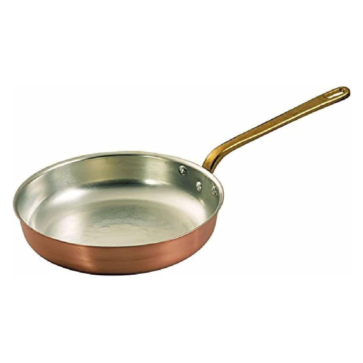 Generic Verzinnte Kupferpfannen 1 Handgriff ohne Deckel (Bratpfanne, Kupfer, 28 x 5 cm) (9407728)