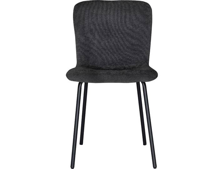 Stuhl Safa schwarz Polyester - Material: Polyester, Metall
