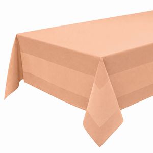 Gözze Tischdecke Pik-As, Pfirsich, 80 x 80 cm, rechteckig, aus 100% mercerisierter Baumwolle