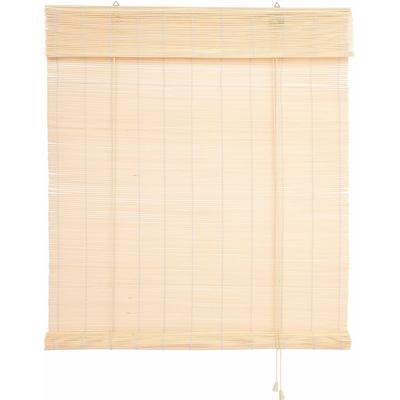 Seitenzugrollo LIEDECO "Bambus" Gr. 1, beige (naturfarben), B:60cm H:160cm, Bambus, Rollos, Seitenzugrollo, Bambusrollo