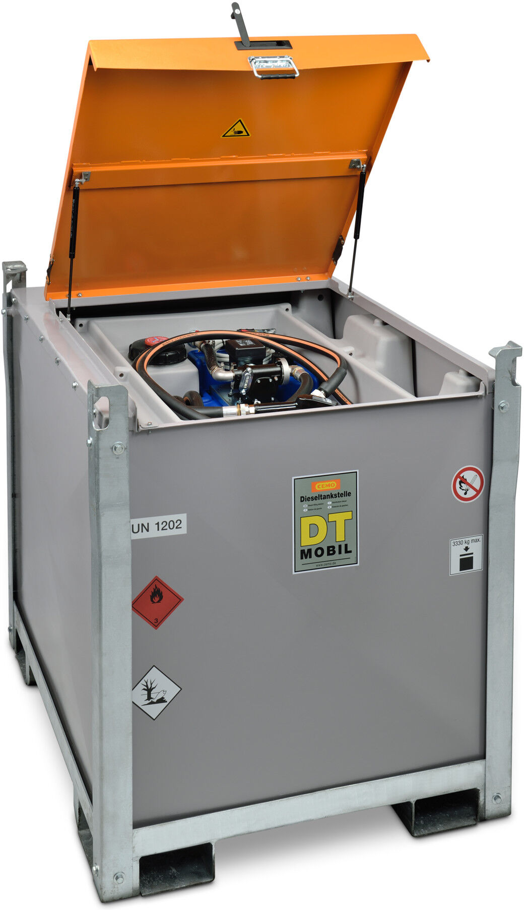CEMO DT-Mobil PRO PE COMBI 850/100 Basic mit Elektropumpe Bipump, 12 V (10792)