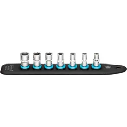 HAZET SmartRail mit 7 Steckplätzen Vierkant 6,3 mm (1/4 Zoll) 7-teilig, Außen-Sechskant-Traction, ku - 850-SR/7