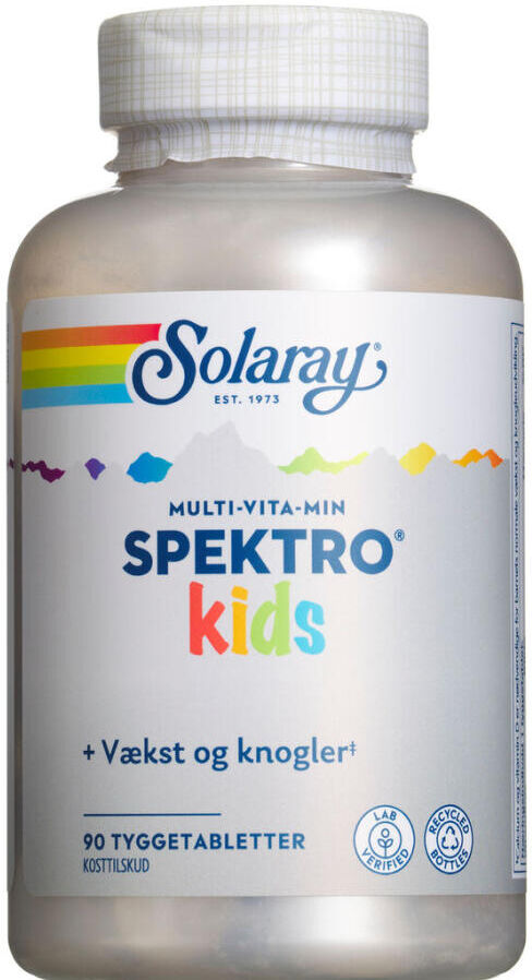 Solaray Spektro Kids Multivitamin Kosttilskud 90 stk