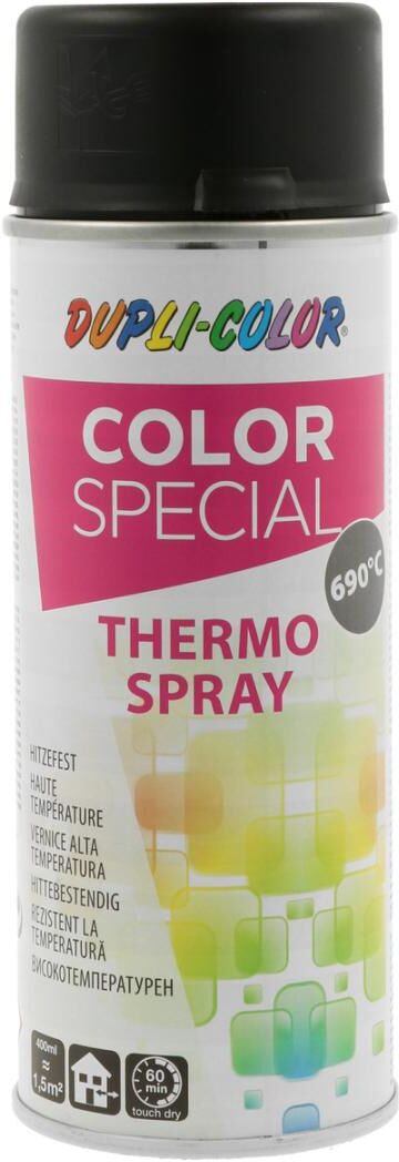 european aerosols DUPLI-COLOR COLOR SPRAY schwarz 690°C, 400 ml