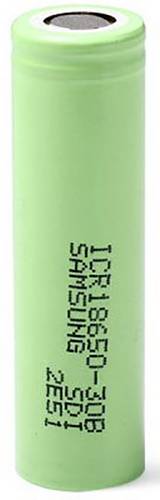 Samsung ICR18650-30B Spezial-Akku 18650 Flat-Top Li-Ion 3.7V 2950 mAh 1St.