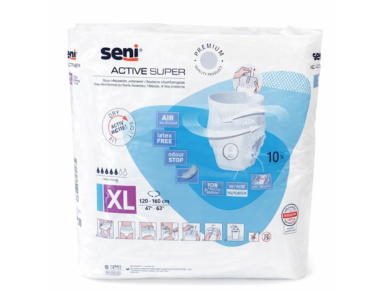 Seni Active Super XL - 1 paquet de 10 protections