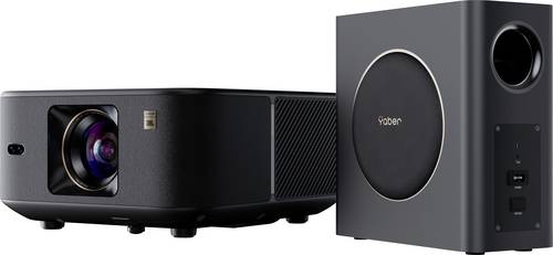 Yaber Beamer K3 PRO LED 1600lm 1920 x 1080 Full HD Smart System, integrierte Apps, Full HD, Autofokus, automatische