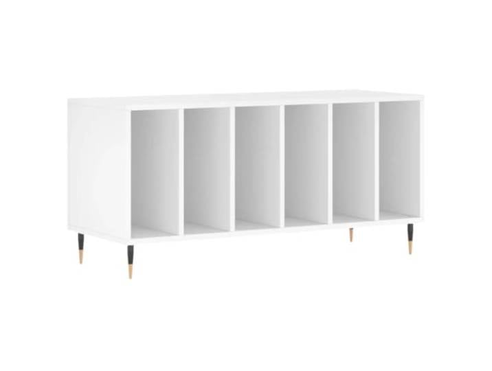 Helloshop26 Plattenschrank, klassisch, Stauraum, 100 x 38 x 48 cm, aus Holz, weiß, 02_0049140