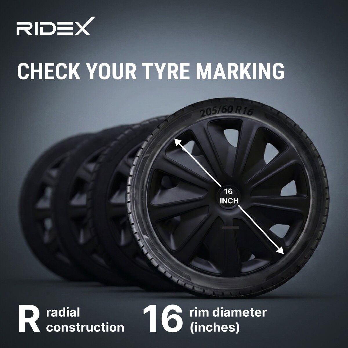 RIDEX 100009A0082 Wheel covers