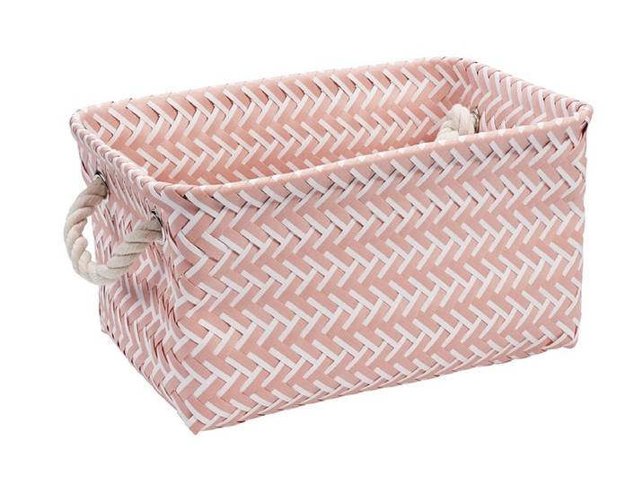 Aufbewahrungsbox WOVE rosa 12x31x16cm