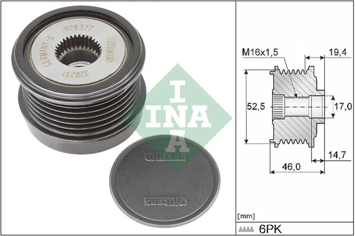 Generatorfreilauf Schaeffler INA 535 0373 10