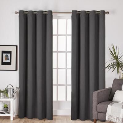 Porch & Den Boosalis Sateen Twill Blackout Curtain Panel Pair
