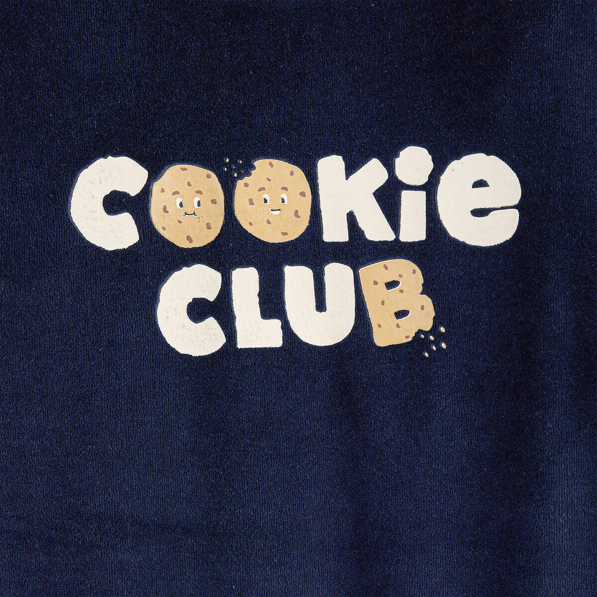 LA REDOUTE COLLECTIONS Pyjama en velours, motif cookies