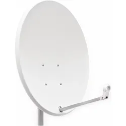 Opticum RED SAT-Antenne QA60, Stahl, lichtgrau, 60 cm (Parabolantenne, DVB-S / -S2), SAT Spiegel + SAT Antennen, Grau
