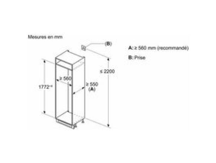 BOSCH Réfrigérateur combiné KIN865SE0