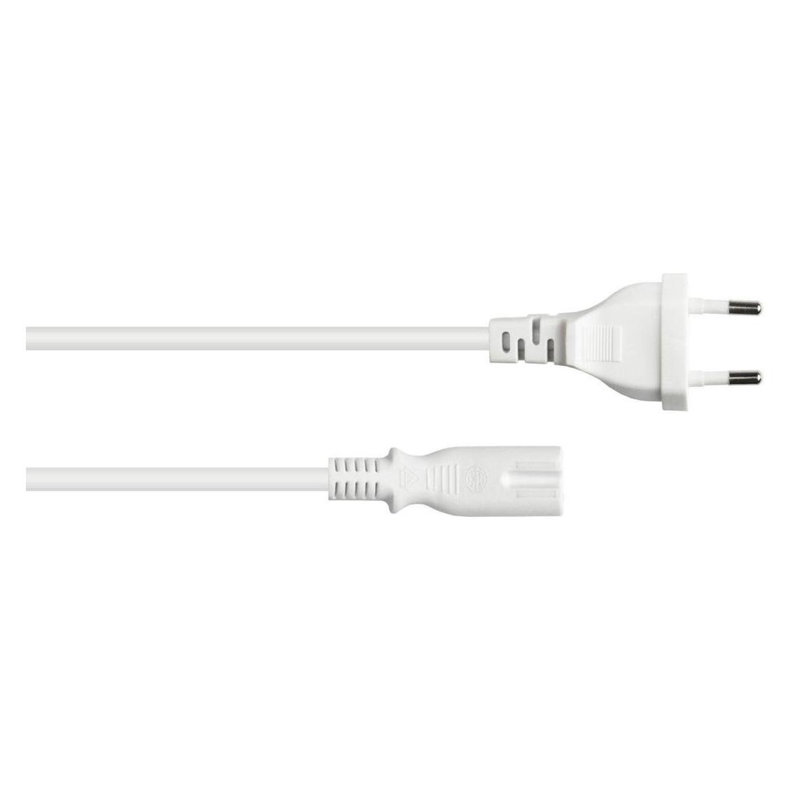 Kabelmeister Netzkabel Schutzkontakt-Stecker Typ E+F (90° gew.) an Kaltgeräte-Buchse C19, schwarz (1 m) (SK0190-S010)