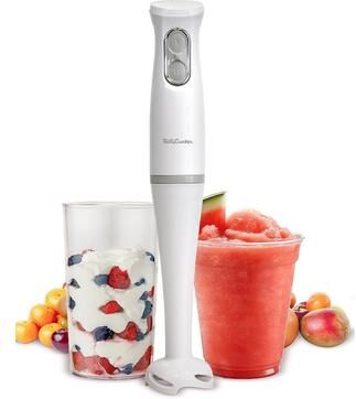 Betty Crocker 2-speed Hand Blender With 20-ounce Mixing Beaker, White - N/A