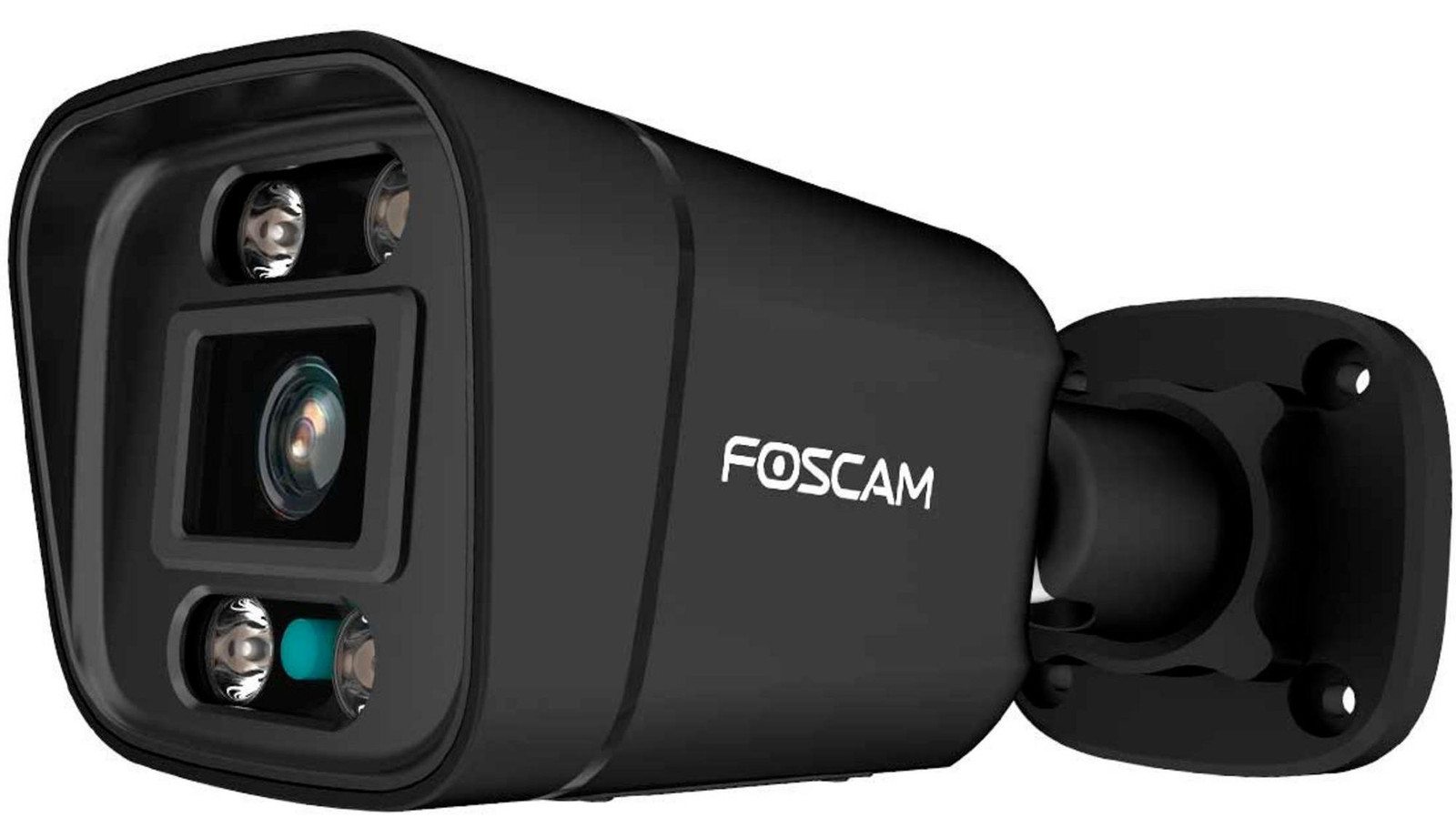 Foscam V5EP 5MP POE bewakingscamera met ingebouwde verlichting en alarmsirene - Zwart