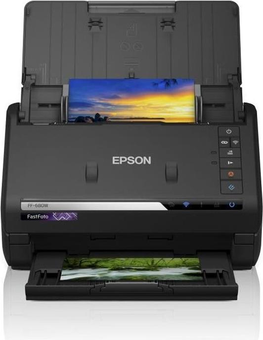Epson FastFoto FF-680W, 216 x 910 mm, 600 x 600 DPI, 30 Bit, 24 Bit, 10 Bit, 8 Bit