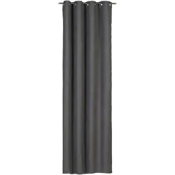 Ösenschal FABRICIO anthrazit (BH 140x245 cm) - grau - BH 140x245 cm