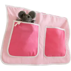 Betttasche "Stofftasche", rosa/hellrosa