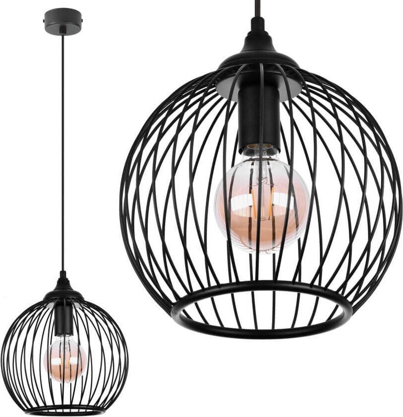 Szpak LED Hanglamp Loft-stijl Zwart