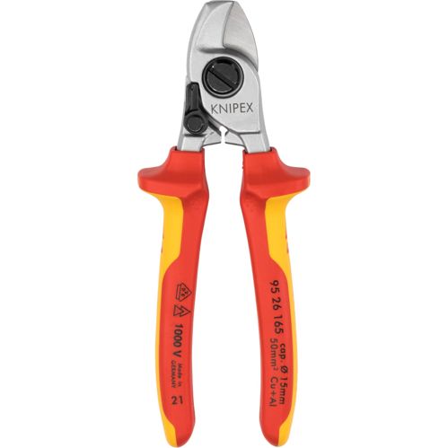 KNIPEX Kabelschere mit Öffnungsfeder