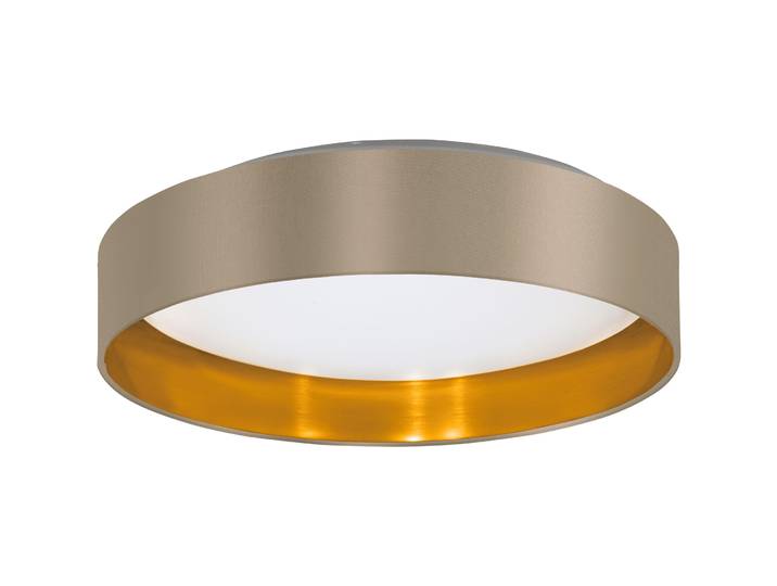 Eglo Deckenlampe Maserlo 2 Weiss Kunststoff/Stahl 2400 lm B 38 cm - LED - Deckenlampe- LED Energiesparlampe