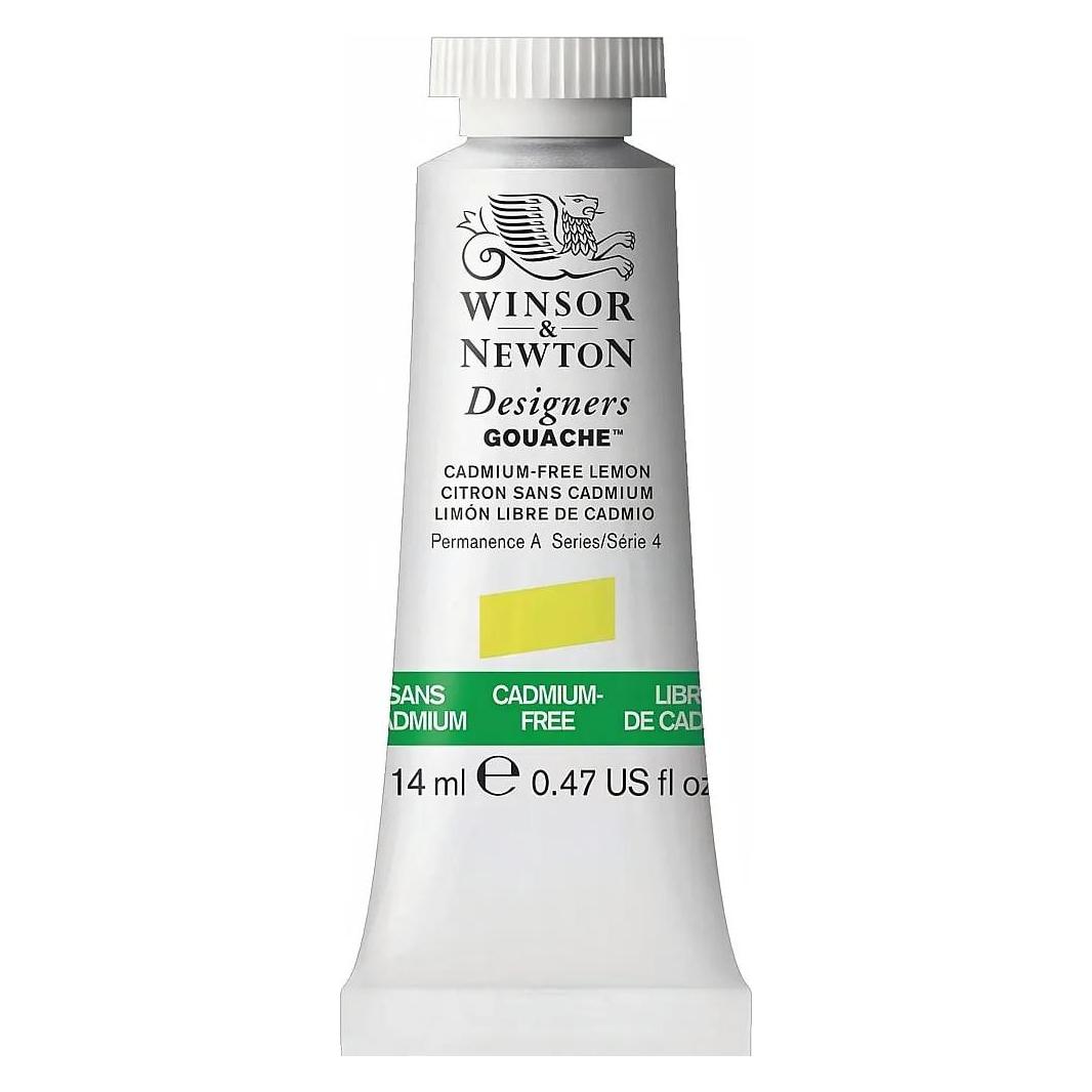 Winsor & Newton Designers gouache 14ml cadminum-free, Lemon 898 (14 ml) (884955063002)