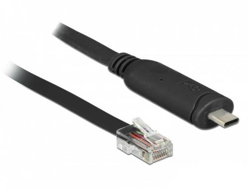 Delock USB 2.0 Adapter [1x USB 2.0 Stecker C - 1x RJ45-Stecker] 63912 2m
