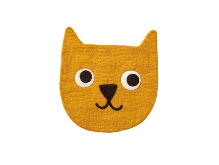 Klippan Yllefabrik Coussin de chaise Little Bear Jaune