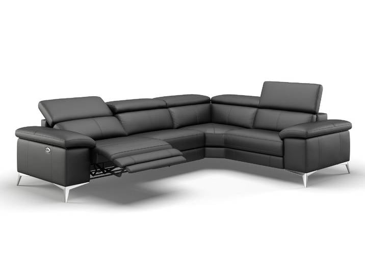 Leder Ecksofa MILANO mit Relaxfunktion Wohnlandschaft