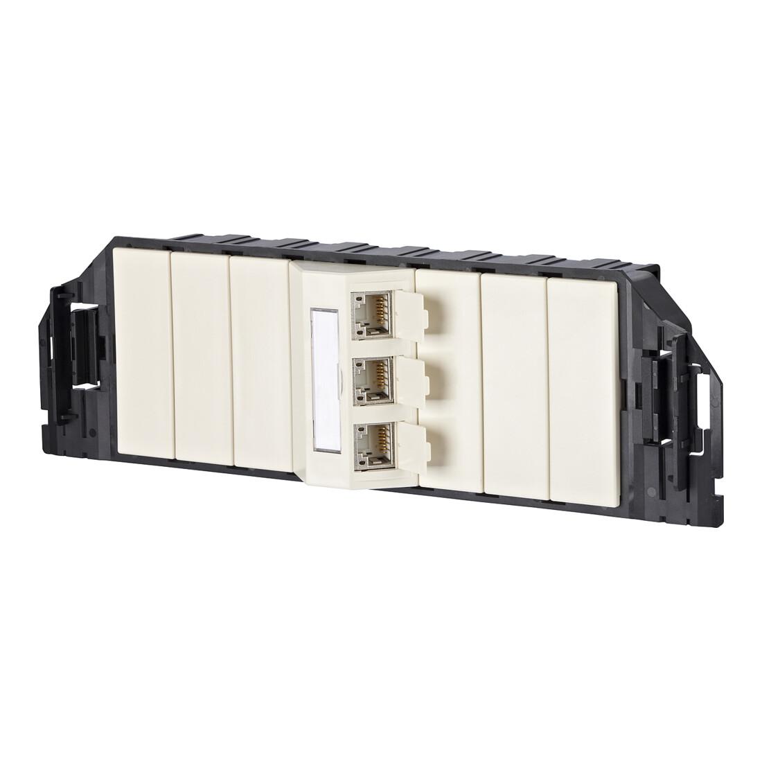 BTR NETCOM Anschlußdose E-DAT subw 3x8(8)GB3 1309310301-E ; Metz Connect)
