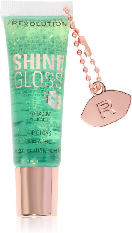 Revolution Shine Gloss lip gloss shade Apple Sour 10 ml
