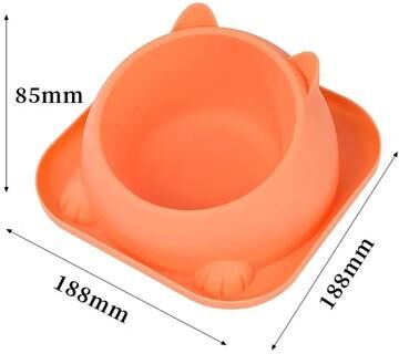 Uplifted Finds Aero Stability Anti Spill Dining Module pink 1 Pc