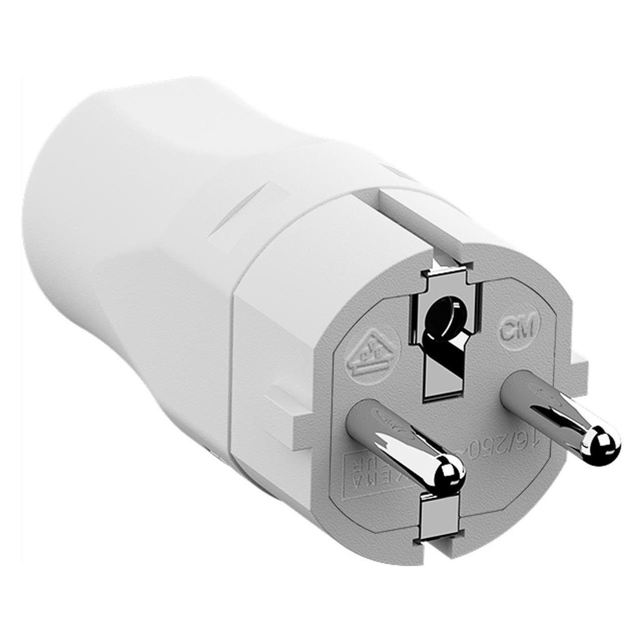 Bachmann Mountable plug white Netzstecker-Adapter (960.201)